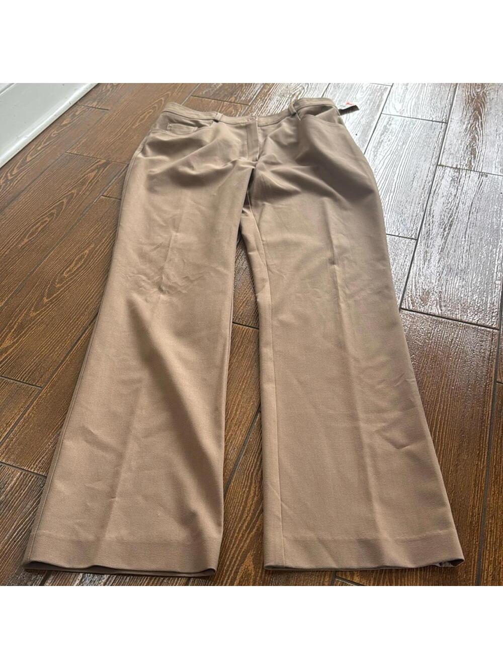 Margaret M tan pants size 14 New with tags